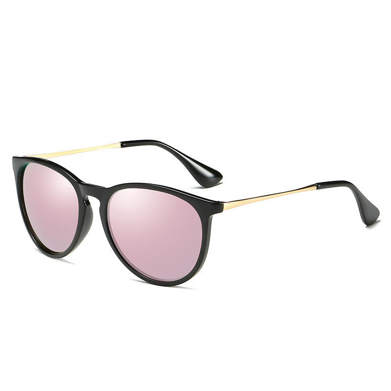 Retro Simple Polarized Sunglasses, Couple Cat Eye Glasses, Colorful Toad Sunglasses