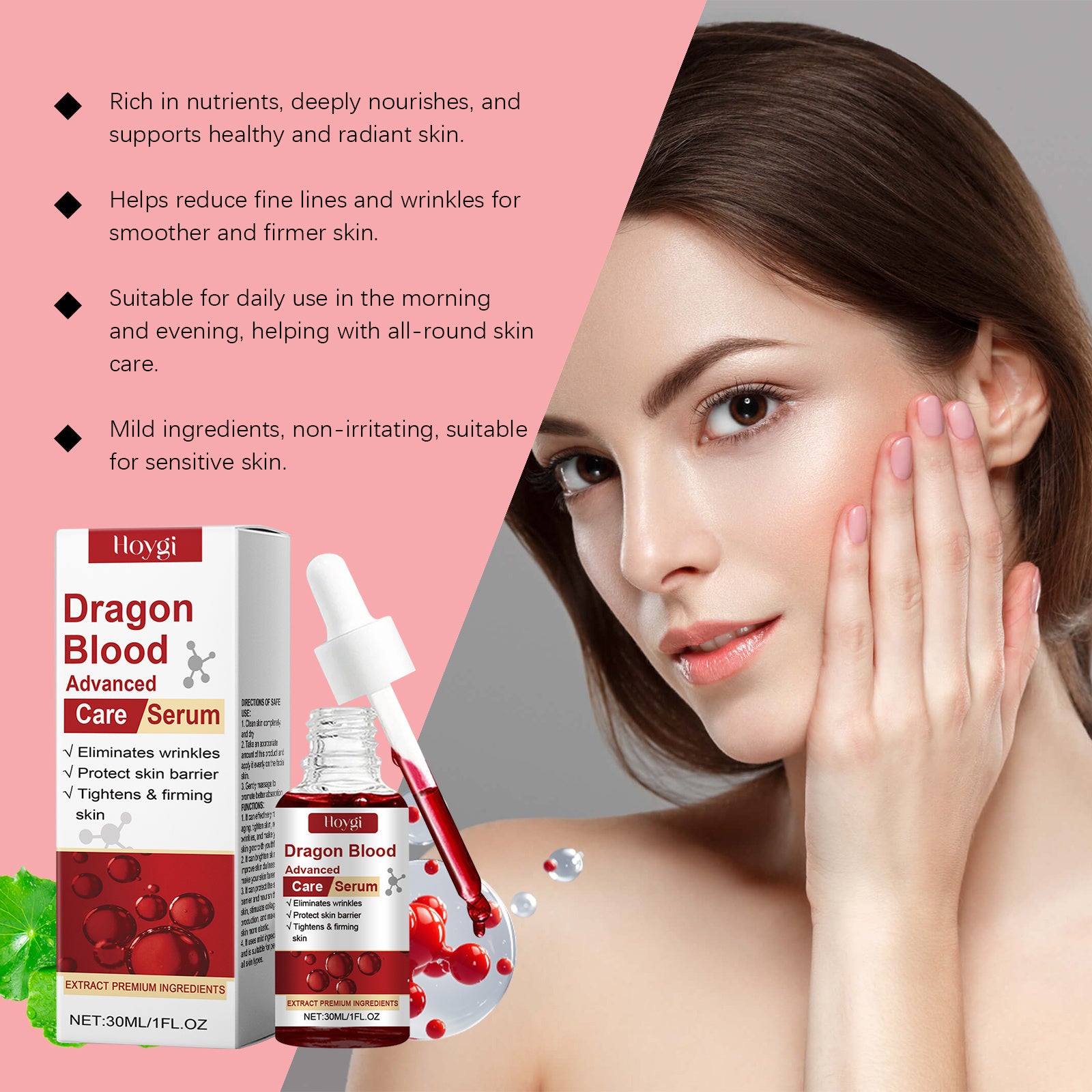 Hoygi Facial Serum Hydrating, Moisturizing, Firming, Skin, Facial, And Fine Lines