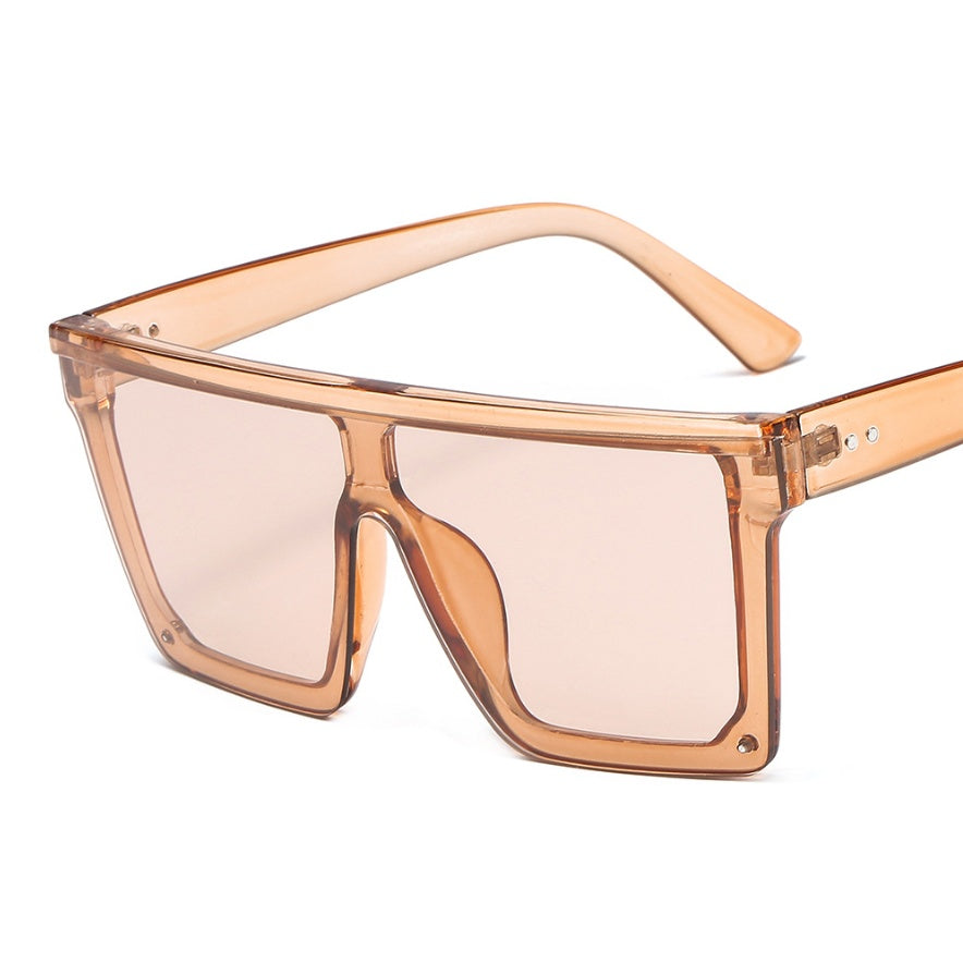 Unisex One Piece Square Sunglasses