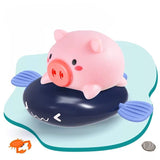 Toys Play Baby Children's And Summer Bath-Toy Bubbles Small-Float Clockwork Swimming