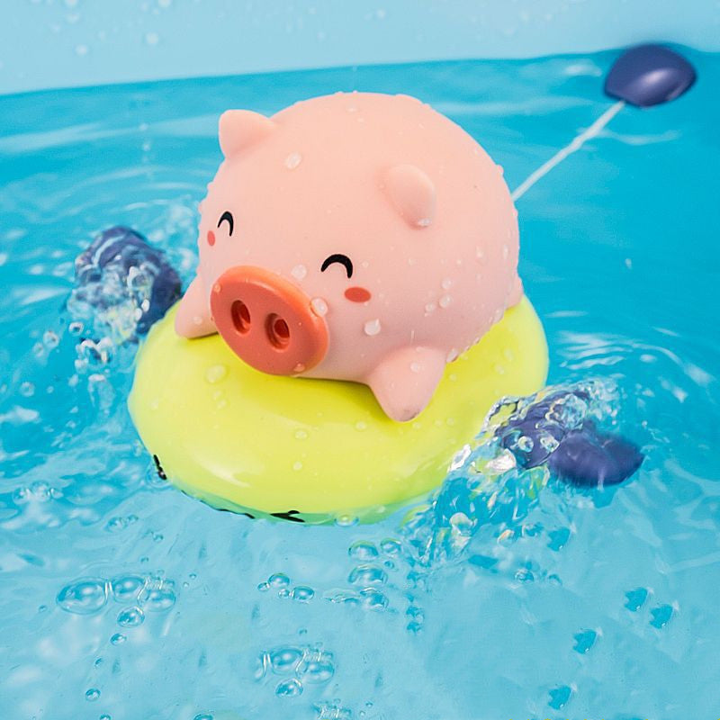 Toys Play Baby Children's And Summer Bath-Toy Bubbles Small-Float Clockwork Swimming