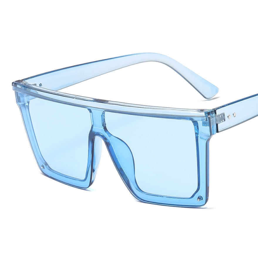 Unisex One Piece Square Sunglasses