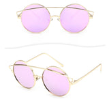 F078 impulse metal children's high quality sunglasses fashion children's sunglasses real film reflective UV400 glasses