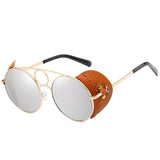 Ladies round frame sunglasses UV400 sunglasses