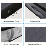 2 Pcs Over Wardrobe Storage Bag, Underbed Storage Containers, Storage Bin For Clothes, Blankets