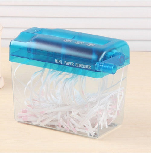 Small mini hand shredded paper