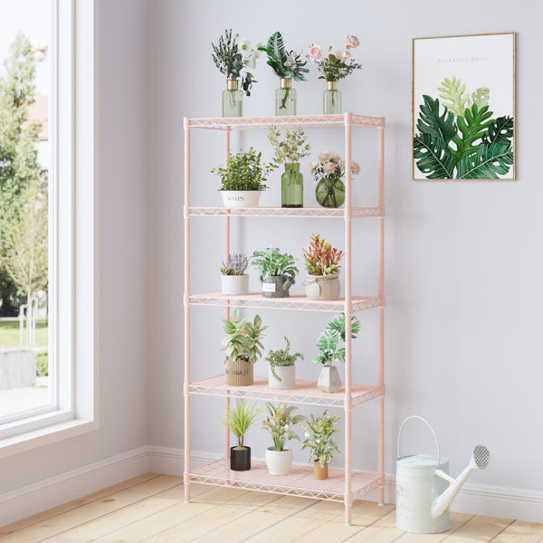 Five Layer Adjustable Interlayer Spacing Display Rack