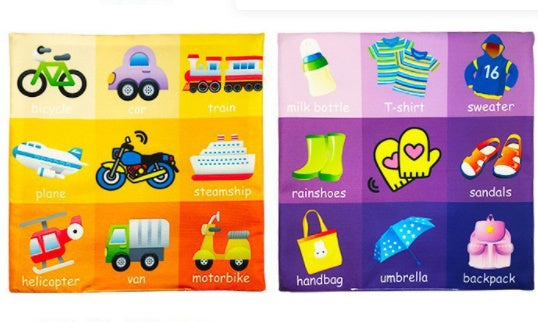 Baby Jiugongge Newspaper Early Education 6-12 Months Ringing Paper