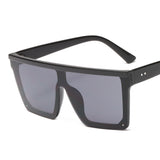 Unisex One Piece Square Sunglasses