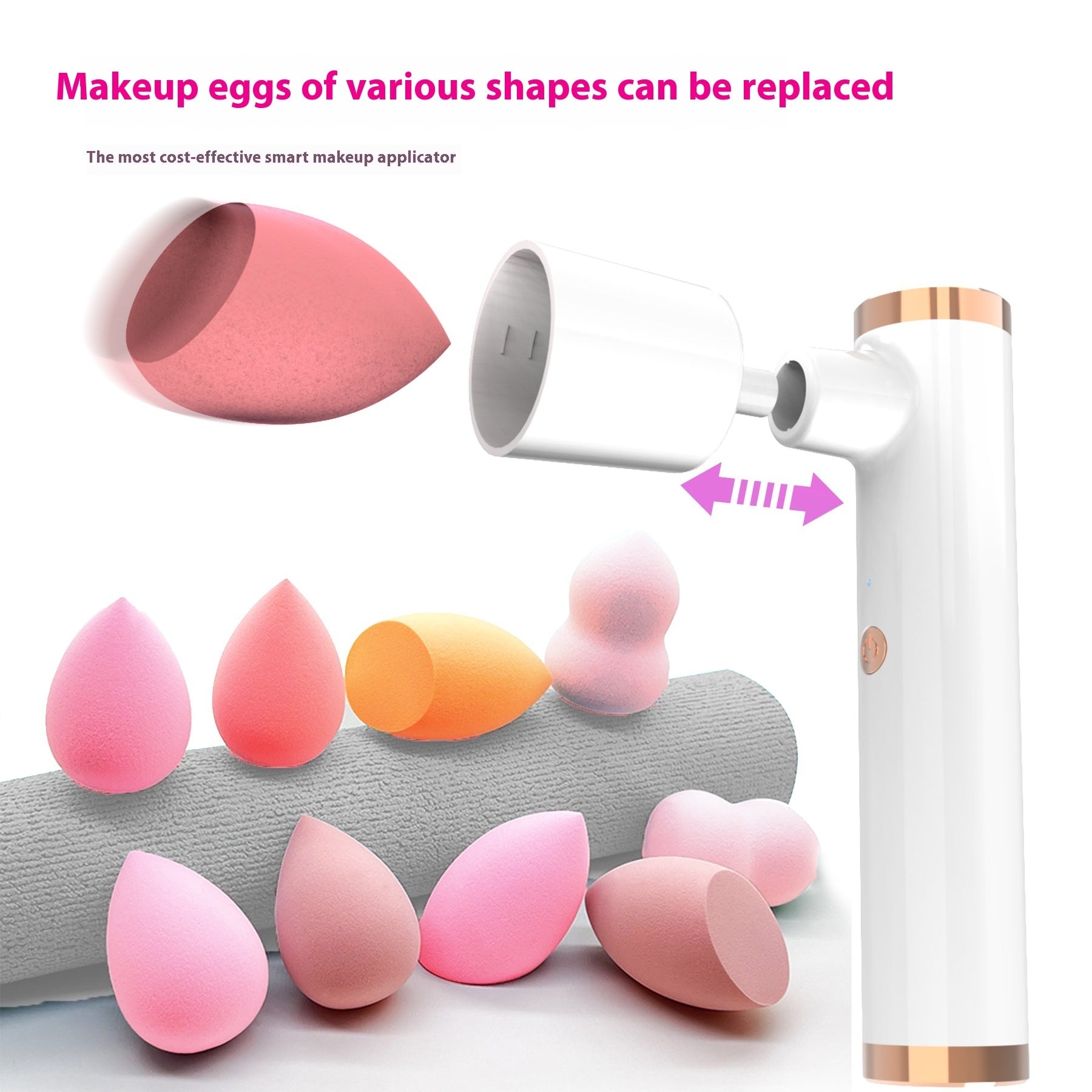 Electric Lazy Makeup Wet And Dry Powder Puff Machine