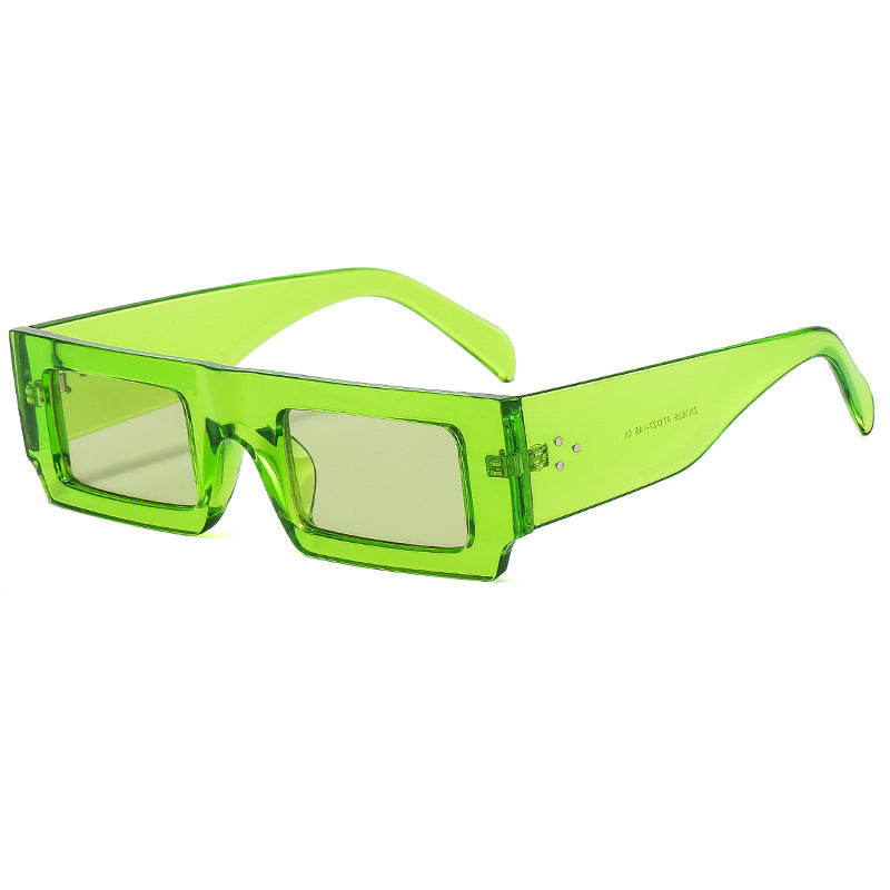 Square Sunglasses Candy Color Colorful Glasses