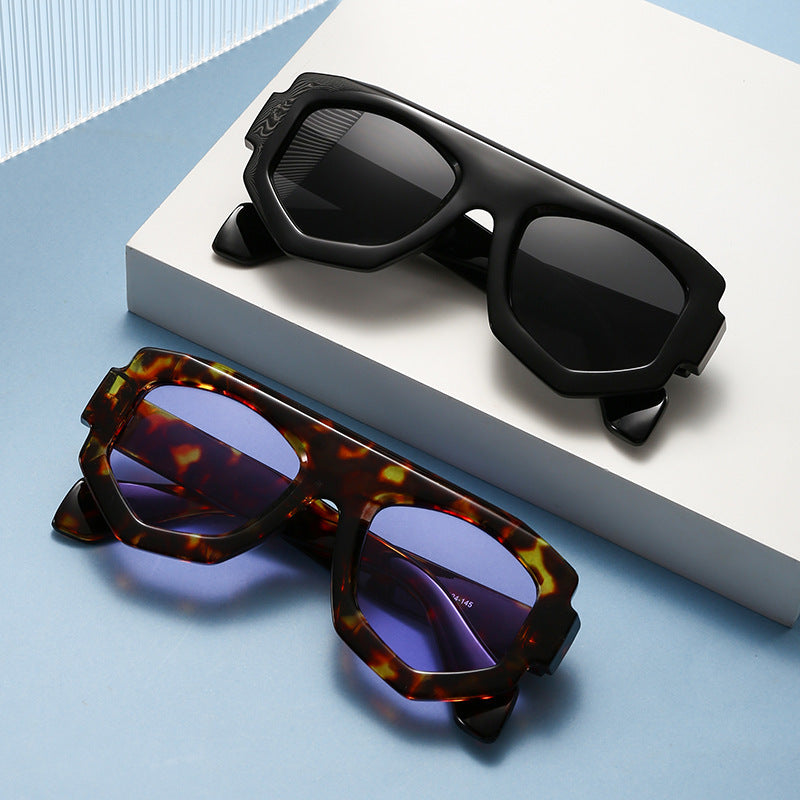 Personalized Plain Glasses Travel Street Shot Color Glasses Frame