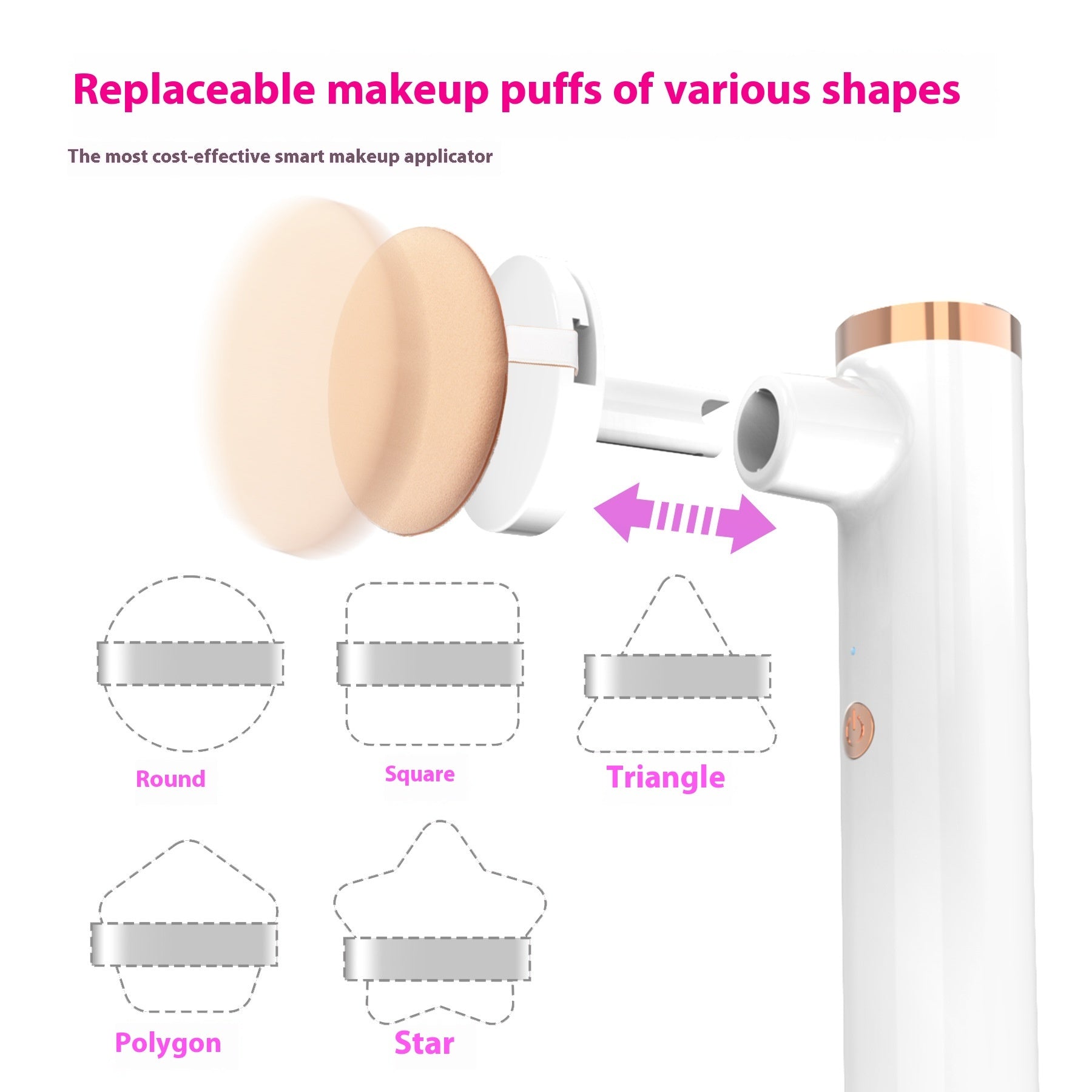 Electric Lazy Makeup Wet And Dry Powder Puff Machine