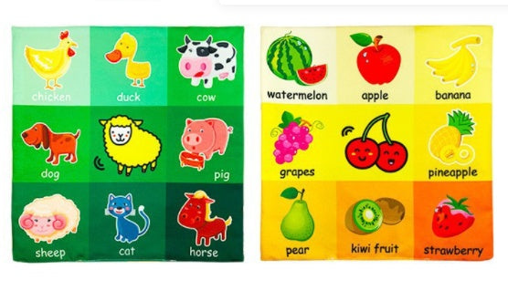 Baby Jiugongge Newspaper Early Education 6-12 Months Ringing Paper