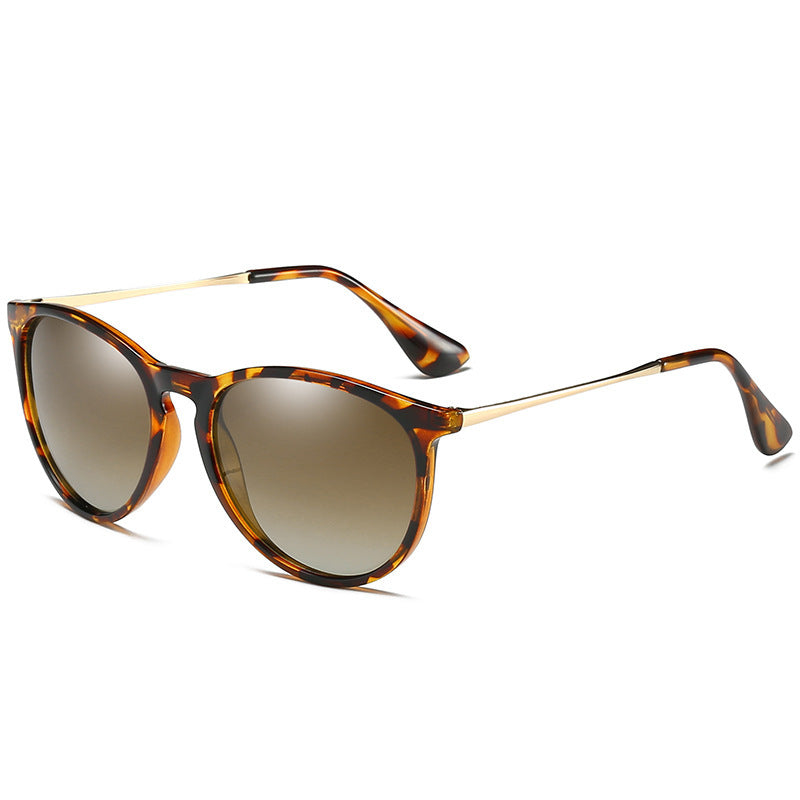 Retro Simple Polarized Sunglasses, Couple Cat Eye Glasses, Colorful Toad Sunglasses