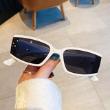 Small Square Box Fashion Fashionmonger Concave Shape Street Shot Sunglasses