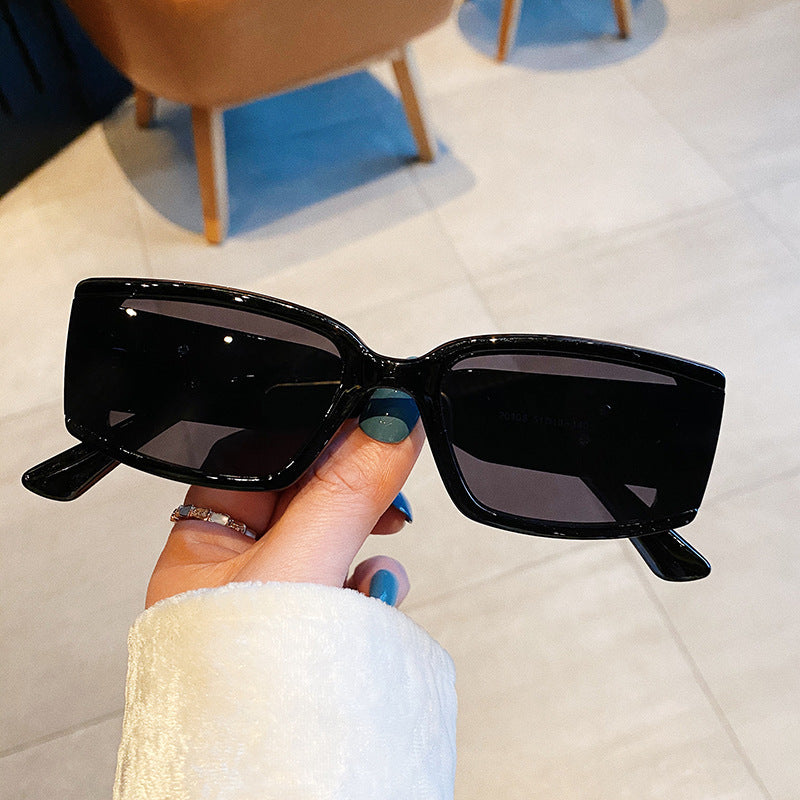 Small Square Box Fashion Fashionmonger Concave Shape Street Shot Sunglasses