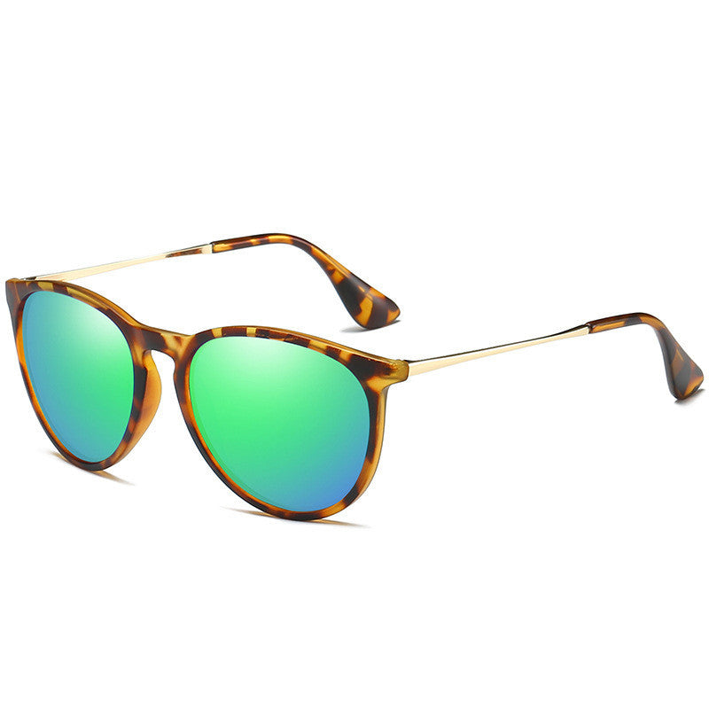 Retro Simple Polarized Sunglasses, Couple Cat Eye Glasses, Colorful Toad Sunglasses